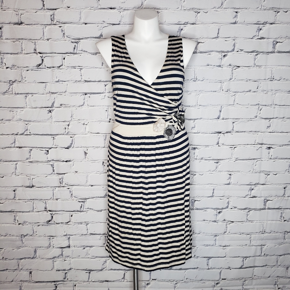 Anthro - Little Yellow Button Perilla Dress